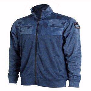 Maryland Flag Tribute Full Zippered Pocketed Blue Jacket NEW Fast Ship